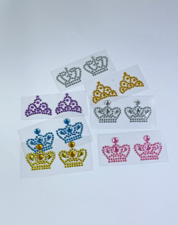 kit 10 Cartelas de Coroa com 20 unidades
