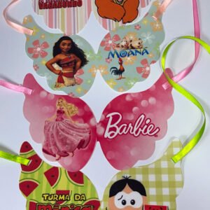 Gargantilha asa de anjo sintético fêmea (5 unidades variadas)