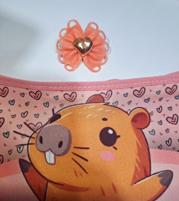 Kit Bandana M + Laço - Capivara Bailarina - Image 2