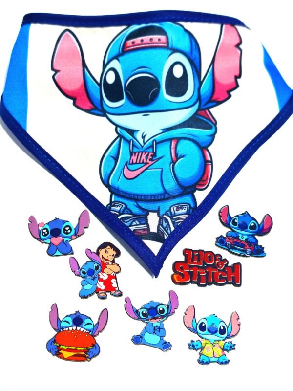 Kit bandana + adesivo Stitch - Image 2