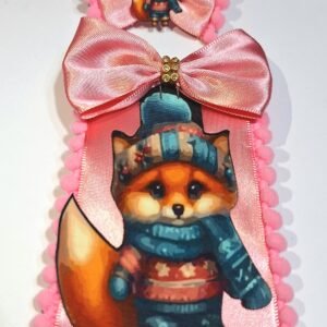 Kit Laçarote de inverno + Laço Raposa rosa