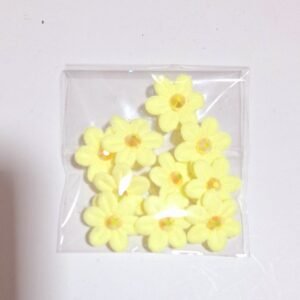 Penteados Florzinhas amarelo claro
