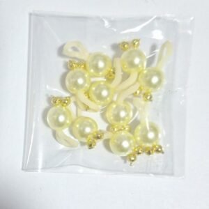 Pérola creme penteados