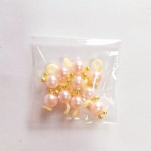 Pérola Rosa Bebê penteados